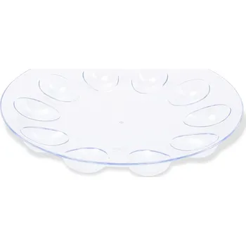 Miska na vejce Practic Bąble 23 cm transparentní (průhledná)