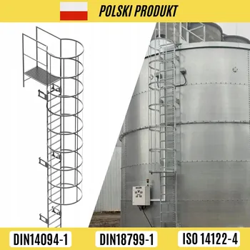 Žebřík NOUZOVÝ ŽEBŘÍK S KOŠEM A PRŮCHODEM PŘES PODKROVÍ 4,6 M POZINK