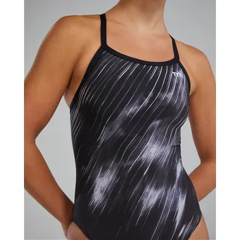 Dámské plavky TYR Dámské jednodílné plavky Diamondfit Cycloid černé vel. 30