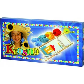 Obraz Velké dřevěné tkalcovské Tkalcovský Stav pro děti s přízí