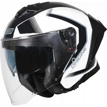 Helma na motorku Přilba ORIGINE APRICA ESSENTIAL lesklá černá bílá XL