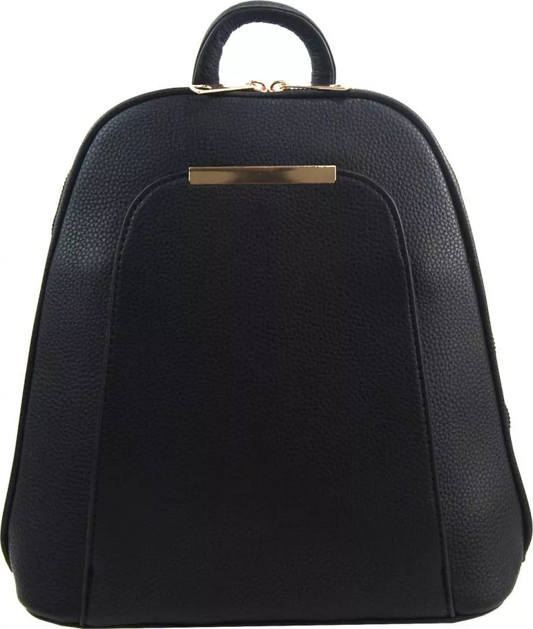 Jessica Bags Černý elegantní menší dámský batůžek / kabelka