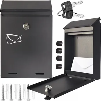 Poštovní schránka Černá poštovní schránka Renew Force s Poštovní schránka