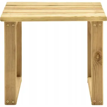 Konferenční stolek Dřevěný stolek čtvercový 30 x 30 x 26 cm