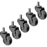 Walteco 2863 kolečka 5 ks černá