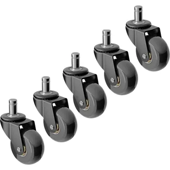 Příslušenství k židli Walteco 2863 kolečka 5 ks černá