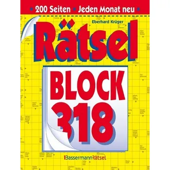 Rätselblock 318 (5 Exemplare à 2,99 EUR) - Krüger, Eberhard