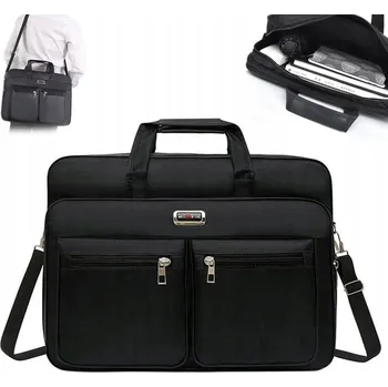 Taška na notebook 15,6" lehká velká taška do práce dámská pánská černá
