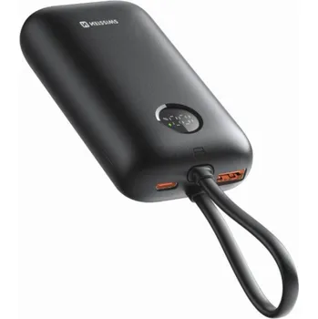 Powerbanka Swissten Powerbanka Voltbox 35W 10000 mAh s integrovanými kabely USB-C a Lightning