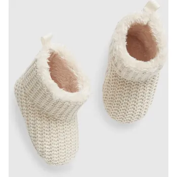 Chlapecké bačkory GAP dětské zateplené sherpa bačkůrky GAP šedá 2142682