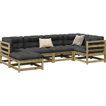 Zahradní lavice zahrada-XL 6dílná zahradní sedací souprava impregnovaná borovice 3299522