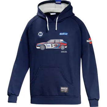 Pánská mikina Sparco Mikina s Kapucí Martini Racing Lancia Delta XXXL