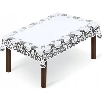 ubrus MG 254260 UBRUS žakárový 140x220 obdélník BÍLÝ