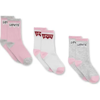 Dětské ponožky Levi's UL0079.CO.G růžová 30X, vel. 27-35