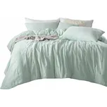 Přehoz na postel Spod Igły i Nitki mikrovlákno 260 cm x 240 cm zelený