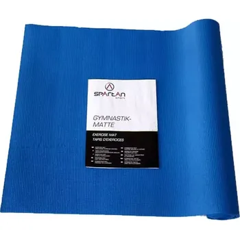 podložka na cvičení Modrá gymnastická podložka na cvičení SPARTAN SPORT - 170 x 60 x 0,4 cm