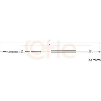 Převodovka Tazne lanko, rucni prevodovka COFLE 92.2CB.VK005