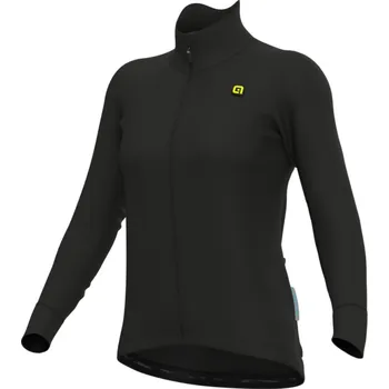 Cyklistika ALÉ Cyklistický dres s dlouhým rukávem zimní - KLIMATIK K-IDRO - černá L