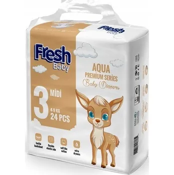 Plena Fresh Baby AQUA Premium Plenky 3 24 ks