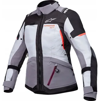 Moto bunda Dámská bunda Alpinestars Stella Andes v4 Drystar šedá/černá S