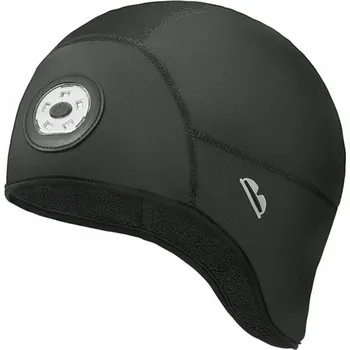 Čepice ROCKBROS Zimní čepice s LED osvětlením 3 módy ČERNÁ