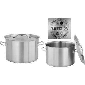 Hrnec YG-00047 YATO HRNEC S POKLICÍ Z Z NEREZOVÉ OCELI 30 X 20 14 L