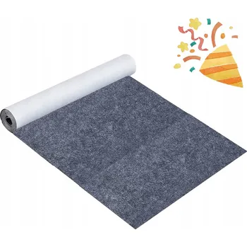 Obraz Plst technický šedý Samolepicí pro průmysl a ruční práce 40×200×0,2 cm