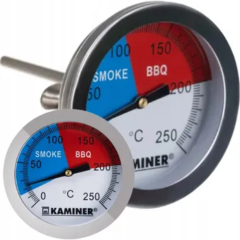 Kuchyňský teploměr Analogový teploměr se sondou Kaminer 0-250 °C