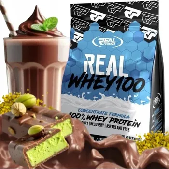 Protein REAL PHARM Real Whey 700g Dubai Chocolate Dubajska čokoláda