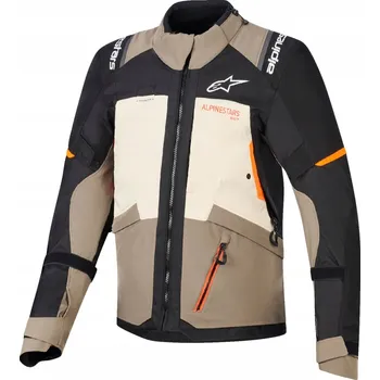 Moto bunda Textilní bunda Alpinestars Andes v4 Drystar ořechová/mastná 4XL