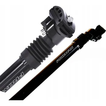Sedlovka Odpružená sedlovka na kolo 27,2x350 mm ALU PROMAX černá