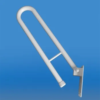 WC sedátko Herdegen UUWC-5 / CORRADOMED / Výklopná rukojeť na WC bílá 500 MM / PRŮMĚR FI25