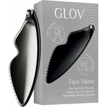 Masážní přístroj Glov Face Trainer moderní masážní přístroj Gua Sha Black