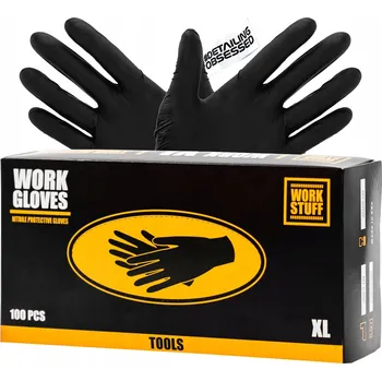 Pracovní rukavice Pracovní rukavice Work Stuff x1, velikost 10 - XL, 50 párů