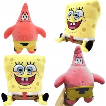 Obraz Sada plyšáků SpongeBob a Patrik 28 cm a 33 cm – ideální jako dárek