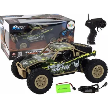 RC model auta LeanToys Dálkově ovládané terénní auto R/C 1:24 hnědo-zelené