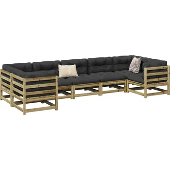 Zahradní lavice zahrada-XL 7dílná zahradní sedací souprava impregnovaná borovice 3299617