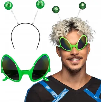 Karnevalový kostým KOSTÝM MIMOZEMŠŤANA UFO ALIEN 50530