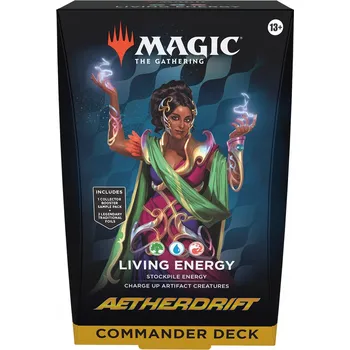Sběratelská karetní hra Karta Magic: The Gathering Aetherdrift Commander Deck - Živoucí energie Wizards Of The Coast