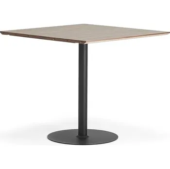 Jídelní stůl Barový stůl METRIC, rozšiřující díl, 1000x1000x900 mm, černá/ořech