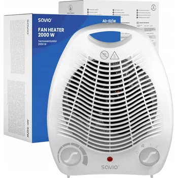 Teplovzdušný ventilátor Teplovzdušný ventilátor SAVIO AD-02/W 2000 W, bílý