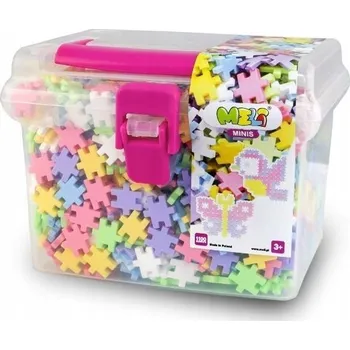 ostatní stavebnice Stavebnice vafle MINIS 1100 Constructor Travel Box stavebnice v krabici PASTELOVÁ
