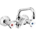 KFA Armatura Standard umyvadlová baterie na stěnu chrom 300-319-00