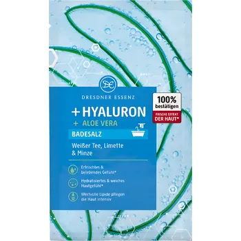 KYSELINA HYALURONOVÁ + ALOE - aktivní sůl do koupele 80g - DRESDNER ESSENZ