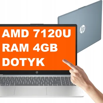 Notebook Vzdělávací Notebook HP 15 AMD 7120U SSD 128GB Dotykový displej Podsvícená klávesnice