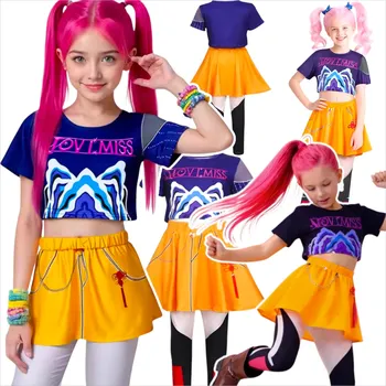 Karnevalový kostým K-POP LOVKYNĚ DÉMONŮ KOSTÝM ZOEY RUMI MIRA PŘEVLEK KPOP DEMON HUNTERS