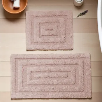 Koberec Sada koupelnových koberečků BOSTON 13 pudrově růžová