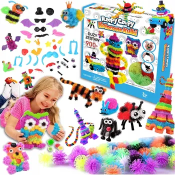 ostatní stavebnice Kreativní sada stavebních kostek bodláky 900+ dílků Věk 3+