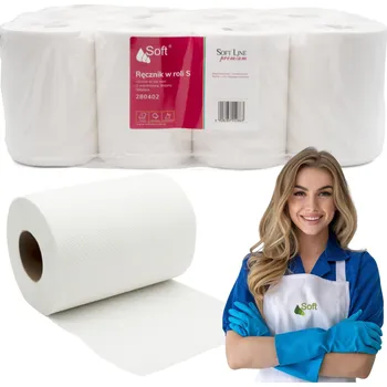 Papírový ručník Papírové Utěrky 2vrstvé Soft Premium Line Mini Celulóza Odolné