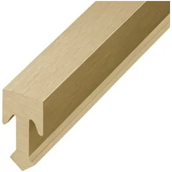 ukončovací lišta Lišta dělící "T " Eviso chrom kartáčovaný, mosaz délka 270 cm, výška hrany 2 mm, FLMF0003